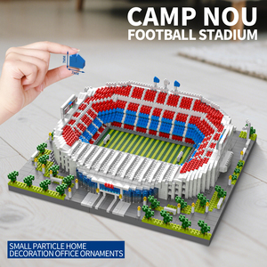 Juguete Educativo Moderno, DIY, Plástico ABS, Estructura de Tribuna Multicapa, Reconstrucción de Escenas, Modelo de <span class=keywords><strong>Campo</strong></span> de Fútbol, Set de Construcción - Product Image 5