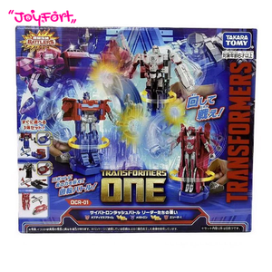<span class=keywords><strong>TAKARA</strong></span> <span class=keywords><strong>TOMY</strong></span> Transformers ONE OCR-01 Ensemble de 3 figurines Optimus Prime Megatron Elita-1 Spin Changer Figurine d'action Robot Jouets de collection - Product Image 1