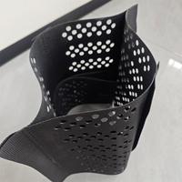 Geocelda de HDPE negra de 6 pulgadas de profundidad para estabilización de caminos, patios, pasillos, estacionamientos de RV, pendientes y jardines