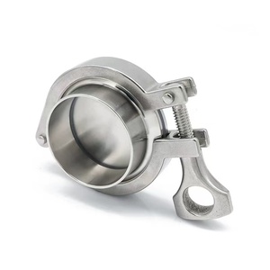 Kit <span class=keywords><strong>de</strong></span> raccords hygiéniques à déconnexion rapide <span class=keywords><strong>Tri</strong></span>-Clamp en acier inoxydable SS304/316 pour applications alimentaires et pharmaceutiques, surface lisse, hexagonale - Product Image 3