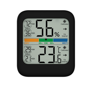 Termómetro e higrómetro digital para interiores T33A con pantalla facial cómoda, soporte, imán, colgante, simple, - Product Image 3