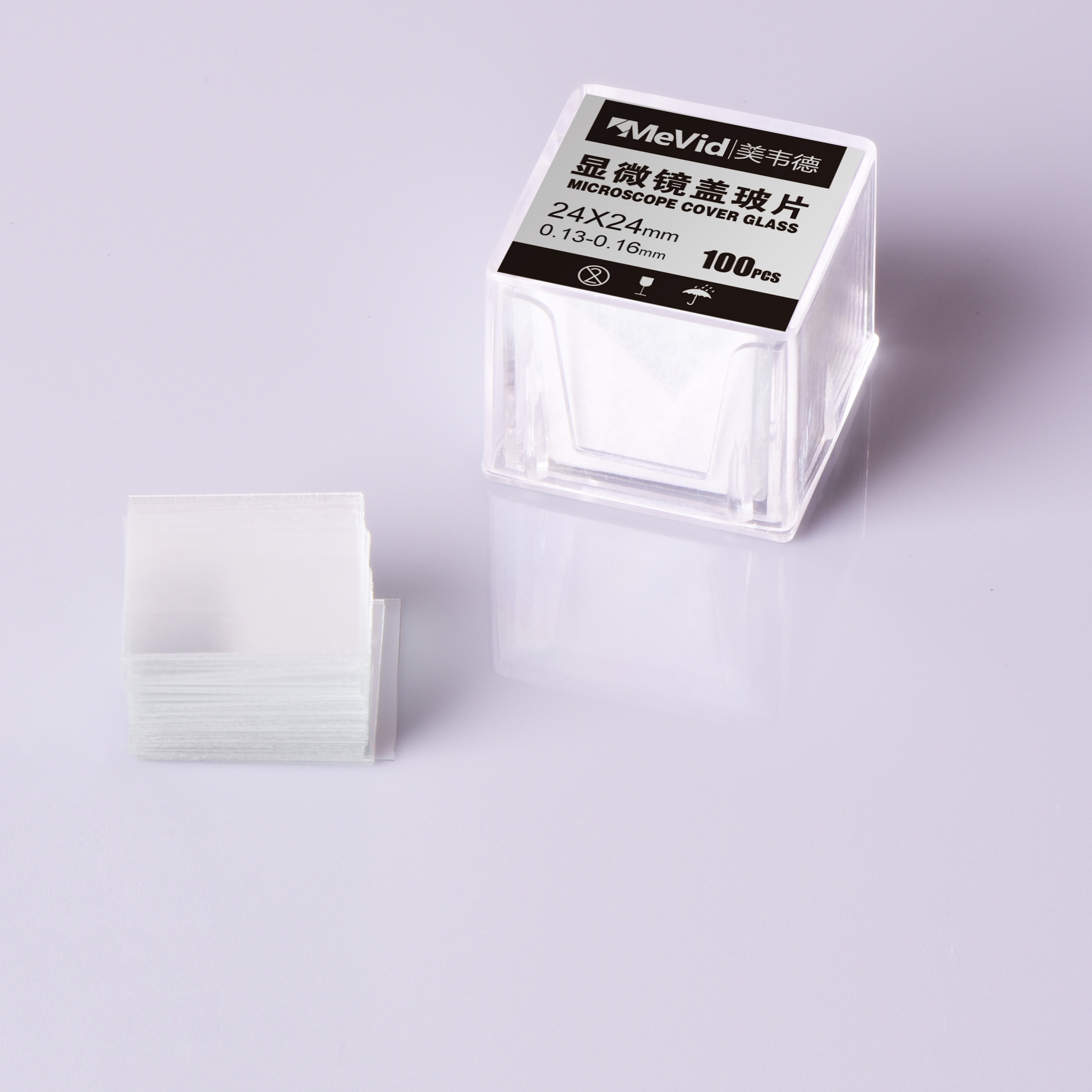 Стеклянная крышка для микроскопа премиум-класса, зеленая стеклянная крышка, лабораторные расходные материалы для предотвращения скольжения