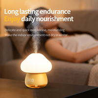 Hxtc88 chambre entière bureau à domicile purificateur d'air rechargeable à ultrasons Portable Mini petit champignon Led veilleuse lampe humidificateur