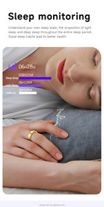 Anel Inteligente Monitor de Fitness Medidor de Pressão Arterial Monitor de Saúde Preciso Monitor de Sono Frequência Cardíaca Oxigênio no Sangue Exercício IP68 À Prova D'Água - Product Image 5