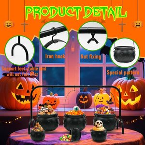 Lot de 3 Bols de Sorcière pour Décorations de Fête d'Halloween, Idéaux pour l'Intérieur et l'Extérieur, Parfaits pour Servir ou Orner la Table d'une Maison Hantée - Product Image 4