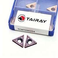 TAIRAY TCMT110204 pour porte-outil de tournage interne et externe, plaquette en carbure, outils de tournage CNC, plaquette de coupe, outils de machine