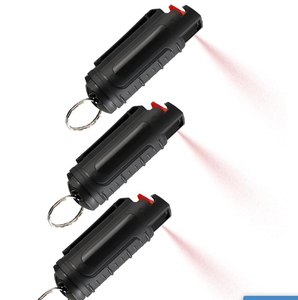 Fabrication de porte-clés de sécurité Mace Spray Set Self Defence Spray Lipstick Perfume Bottle for Women dispositif de protection - Product Image 2