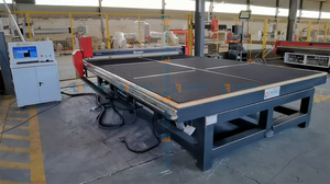 เครื่องตัดกระจก CNC อัตโนมัติเต็มรูปแบบ Eworld พร้อมฟังก์ชั่นพลิก โครงสร้างเหล็ก กำลังไฟ 12KW รองรับความหนาของกระจก 2-19 มม. - Product Image 5