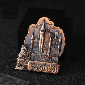Fabricante de imanes para nevera, logotipo personalizado, pegatina de recuerdo, regalos de Ciudad de Metal, imán magnético para nevera para recuerdo de turismo - Product Image 3