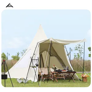 Boteen Tourists Tent Rainproof Wear-resistant Easy To Build Double Fabric Customized Glamping Luxury Tent