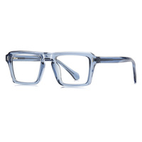 TYSD-LS049 Nuevas Monturas Ópticas Rectangulares TR Populares en Stock para Hombres con Monturas para Gafas y Lentes con Patillas para Todo Tipo de Rostro