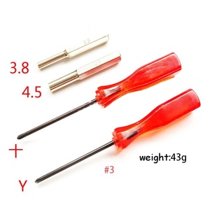 3.8mm 4.5mm <b>Screwdriver</b> Security Game <b>Bits</b> <b>Set</b> for NES, SNES, N64, GameBoy and GameCube - Product Image 5