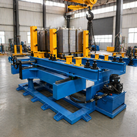 Table de travail basculante à noyau en fer LEADWIN 0-90, équipement de manutention de noyaux de transformateur hydraulique 3T-10T, commande PLC, garantie 1 an