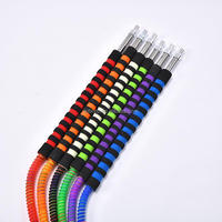 Tuyau de chicha coloré en coton avec poignée de 1,8 m, embout buccal, pour usage personnel, logo personnalisé, vente en gros d'usine, en stock, offre spéciale