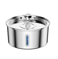 Vente chaude Automatique Chat Fontaine D'eau Potable En Acier Inoxydable Intérieur Plusieurs Animaux Mangeoire D'eau