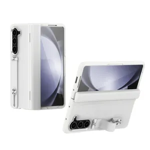 hot new case for Samsung Galaxy Z Fold 5 4 3 No Film Required Tempered Glass Film Bracket Folding Cover Prevents Daily Cuts