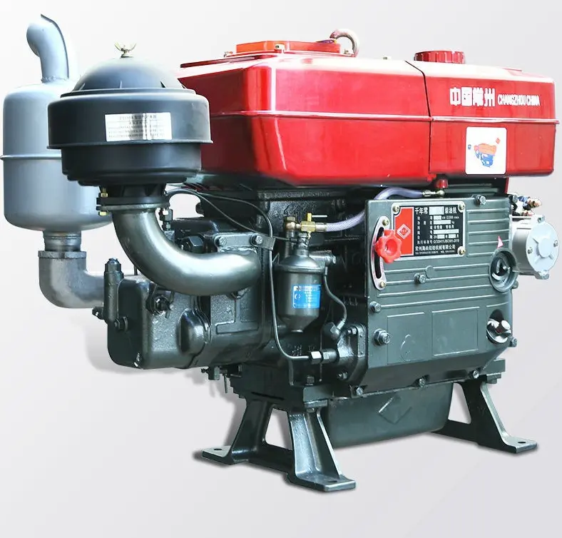 15HP 18HP 20HP làm mát bằng nước động cơ diesel xi lanh đơn nhiều đi bộ máy kéo động cơ diesel