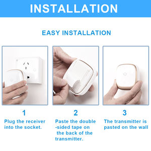กริ่งประตูไร้สาย Daytech DB24 - ไม่ต้องใช้แบตเตอรี่ กันน้ำระดับ IP44 เสียงดัง 110 เดซิเบล ระยะ 300 เมตร เหมาะสำหรับอพาร์ทเมนต์หลายห้อง ผู้สูงอายุ ใช้ในกรณีฉุกเฉิน ภายนอกอาคาร - Product Image 5