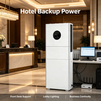 Système de stockage d'énergie solaire hybride 12 kW 30 kWh LiFePO4, empilable et mobile, tout-en-un, alimentation domestique
