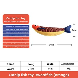 Giocattolo per <span class=keywords><strong>Gatti</strong></span> a Forma di Pesce da Interno, in Tessuto Resistente con Erba Gatta, Aroma di Menta, Morbido Peluche Caldo per Tutte le Stagioni, per <span class=keywords><strong>Gatti</strong></span> di Piccola e Media Taglia, Ingrosso OEM - Product Image 6