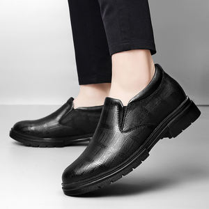 Mocassins d'affaires décontractés pour hommes de haute qualité en cuir véritable hauteur <span class=keywords><strong>invisible</strong></span> grande <span class=keywords><strong>taille</strong></span> 35-47 chaussures de bureau chaussures de mariage - Product Image 4