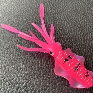 Guosong Luminous Octopus calmar Octopus jellyfish bionic appât Rubber Squid Skirts Soft Octopus Saltwater Fishing Lure - Product Image 4