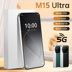 M15 Siêu Nhà Máy Phiên Bản Toàn Cầu Mở Khóa 5G Android 14 Điện Thoại 16GB + 1Tb 7.3 Inch Màn Hình LED Deca Core Pháp <span class=keywords><strong>Dual</strong></span> <span class=keywords><strong>Sim</strong></span> - Product Image 1