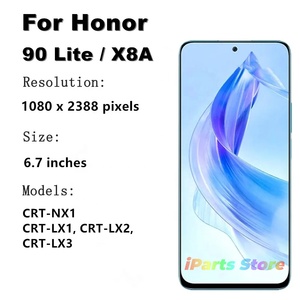 IPARTS Pantalla de 6.7 Pulgadas para Honor 90 Lite LCD CRT-NX1, Pantalla Táctil Digitalizadora con Marco para Honor X8A LCD CRT-<span class=keywords><strong>LX1</strong></span> - Product Image 2