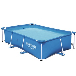 Piscina <span class=keywords><strong>Rectangular</strong></span> <span class=keywords><strong>Bestway</strong></span> 56403 de 2.6m con Estructura de Acero para Exteriores, Ideal para Familias - Product Image 3