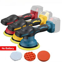 Polisseuse de voiture sans fil 8 vitesses réglables, outil électrique de cirage, ponçage et application de glaçage, compatible avec les batteries Dewalt/Milwaukee/Makita 20V