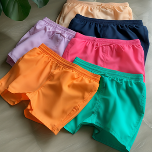 Short de bain d'été à taille élastique avec logo personnalisé pour hommes Short de course en nylon 100% polyester Short de bain en maille pour hommes - Product Image 5