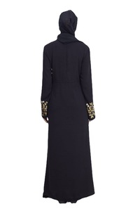 Abito musulmano turco Dubai <span class=keywords><strong>Hijab</strong></span> foto degli ultimi disegni Abaya Abaya per le donne caftano abiti da preghiera Femme abiti da donna abiti musulmani - Product Image 4