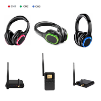 Headphone Penyembuhan Suara RF998B Kualitas Suara Hi-Fidelity 3 Kanal Terapi Suara Imersif untuk Acara Perusahaan