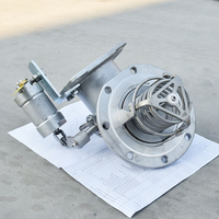 Valve de fond pneumatique en acier inoxydable Valve de pied d'urgence pour camion-citerne routier