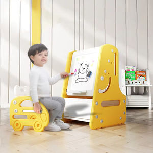 Tablero de dibujo multifuncional para niños 3 en 1, estante de almacenamiento para estantería para niños para el hogar - Product Image 2