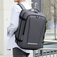 Sac à dos d'affaires extensible imperméable à l'eau, avec port USB, multi-compartiments, pour homme, pour ordinateur portable, directement de l'usine