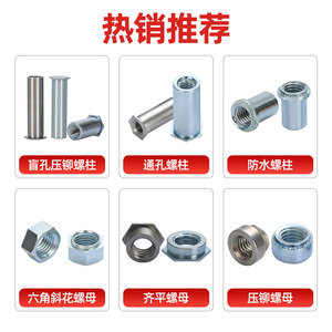 Carbon Steel Galvanized Hex Press Fit <b>Screws</b> NFH <b>M3</b> M4 M5 M6 Plate Fasteners - Product Image 4