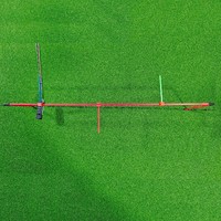 SwingPerfect Kit d'entraînement de golf pour le contrôle de l'arc de putting, 3 bâtons en fibre de verre de 44 pouces de longueur, pour la technique de suivi du bal et l'entraînement du rythme