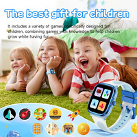 HT40 Jam Tangan Pintar Anak Baru untuk Belajar, Permainan Puzzle, Monitor Tidur, Layar 1.83 inci, Jam Alarm, Senter, Hadiah untuk Anak Laki-laki dan Perempuan