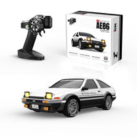 Mobil Drift Rc Skala Penuh 1/43 JXC AE86 Mini Remote Control Balap Kecepatan Tinggi 4WD Profesional Kelas Hobi Model Simulasi Mainan Anak