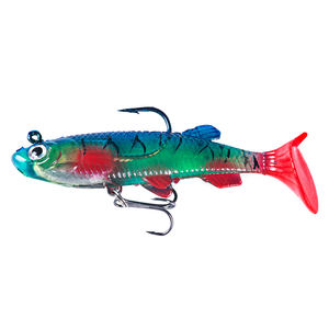 14g 8cm leurres de pêche en forme de truite, tête de <span class=keywords><strong>plomb</strong></span> PVC leurre souple en eau salée, appâts de natation, <span class=keywords><strong>moule</strong></span> de leurre de pêche en plastique souple - Product Image 4