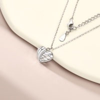 Collier pendentif en argent sterling 925 avec zircone, résistant à l'eau et au ternissement, durable