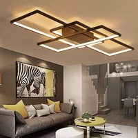 Plafonnier LED en acrylique à montage encastré, luminaire décoratif de plafond, luminaire décoratif de plafond, idéal pour un salon, une salle à manger ou une télécommande