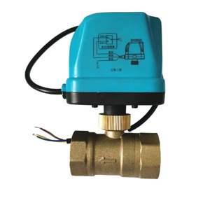 <span class=keywords><strong>12V</strong></span> DC 24V DC oder 110V 220V AC-15% 50-60Hz CR02 Elektrischer Stellantrieb Motorisiertes Messing kugel ventil 1/2 "-2" - Product Image 1