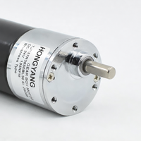 Moteur à engrenages CC sans balais 3650 BLDC avec boîtier de 37 mm, arbre personnalisé de 6 mm, capteur Hall intégré pour robot et pompe à eau