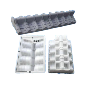 Moule de tuiles en argile faites à la main en bois naturel Tuiles de toiture en ciment Moule pré-coulé - Product Image 6