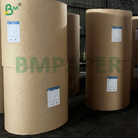 Rouleau de papier brun ultra-mince anti-rayures 36gsm 40gsm pour entrelacement de verre PV 2290mm