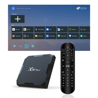 Chipset actualizado X96 MAX + Amlogic S905X3 Android 9,0 Smart TV box 4GB 32GB 5G Wifi 8K Android TV box