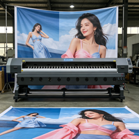 Offre Spéciale – Nouvelle Imprimante Hybride à Encre Éco-Solvant Automatique 3,2 m pour Impression Flexographique, avec Têtes Konica 512i et Garantie 1 An pour Bannières Extérieures