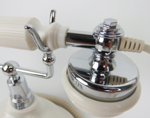Vintage <strong>Telephone</strong> <strong>1920</strong> TN Push Button Old Fashioned Phone In Ivory